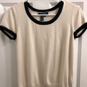 Lauren by Ralph Lauren Short Sleeve Sweater